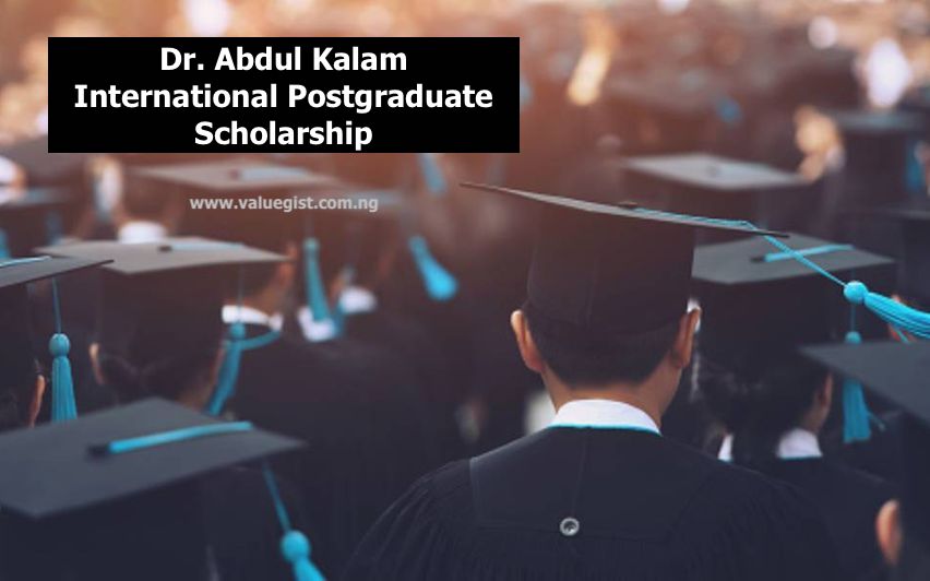 Dr. Abdul Kalam International Postgraduate Scholarship