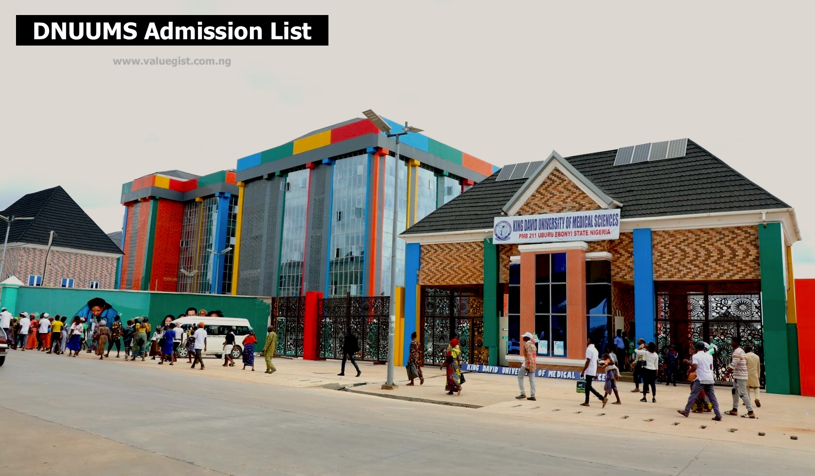 DNUUMS Admission List