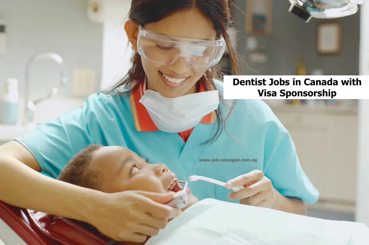 Dentist Jobs in Canada with Visa Sponsorship